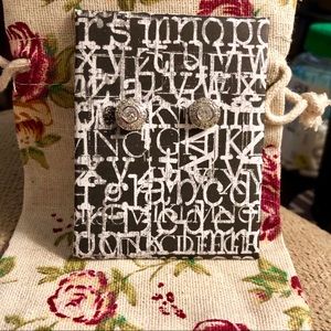 Sterling Silver CZ Diamond Stud Earrings